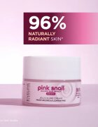 Eveline Cosmetics Pink Snail Glazed Skin Effect rozjasňující krém 50 ml