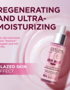 Eveline Cosmetics Pink Snail Glazed Skin Effect rozjasňující sérum na obličej 30 ml