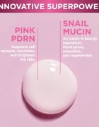 Eveline Cosmetics Pink Snail Glazed Skin Effect rozjasňující sérum na obličej 30 ml