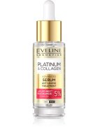 Eveline Cosmetics Platinum & Collagen Advanced Facial Serum Anti-Aging Treatment protivráskové sérum s kolagenem 30 ml