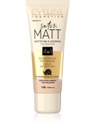Eveline Cosmetics Satin Matt matující make-up se šnečím extraktem odstín 102 Vanilla 30 ml