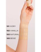 Eveline Cosmetics Satin Matt matující make-up se šnečím extraktem odstín 103 Natural 30 ml