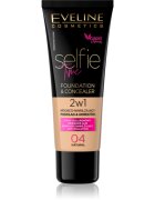 Eveline Cosmetics Selfie Time make-up a korektor 2 v 1 odstín 04 Natural 30 ml