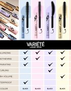 Eveline Cosmetics Variété Lashes Show řasenka pro prodloužení natočení a objem 10 ml