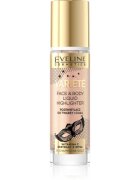 Eveline Cosmetics Variété tekutý rozjasňovač na obličej a tělo odstín 01 Sparkling Wine Gold 30 ml