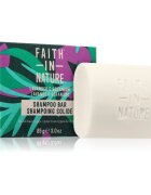 Faith In Nature Lavender & Geranium organický tuhý šampon s levandulí 85 g