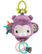 Fisher-Price Hanging Monkey With Music kontrastní závěsná hračka 1 ks