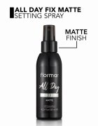 flormar All Day Fix Matte matující fixační sprej na make-up 125 ml