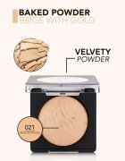 flormar Baked Powder zapečený rozjasňující pudr odstín 021 Beige with Gold 9 g