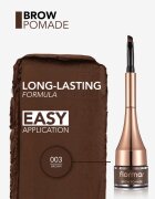 flormar Brow Pomade pomáda na obočí se štětečkem odstín 03 Brown 22 g