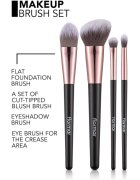 flormar Brush Set sada štětců na obličej 4 ks