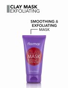 flormar Clay Mask exfoliační čisticí pleťová maska s jílem 150 ml