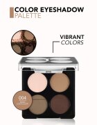 flormar Color Eyeshadow Palette paletka očních stínů odstín 004 Swiss Chocolate 6 g