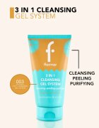 flormar Combination & Oily Skin 3in1 Cleansing Gel čisticí gel 3 v 1 pro mastnou a smíšenou pleť 150 ml