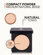 flormar Compact Powder kompaktní pudr s matným efektem odstín 098 Medium Natural Beige 11 g