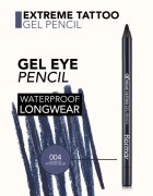 flormar Extreme Tattoo Gel Pencil voděodolná gelová tužka na oči odstín 04 Intense Blue 1.2 g