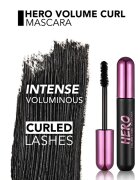 flormar Hero Volume & Curl Mascara řasenka pro objem a natočení řas Black 10 ml
