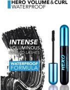 flormar Hero Waterproof voděodolná řasenka pro objem odstín Black 10 ml
