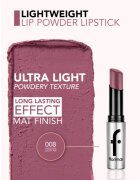 flormar Lightweight Lip Powder Lipstick dlouhotrvající rtěnka s matným efektem odstín 008 Lucky Me 3 g