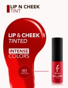 flormar Lip & Cheek Tint tekutá tvářenka na rty a tváře odstín 001 Scarlet Ruby 6.7 ml
