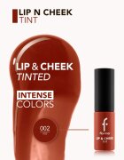 flormar Lip & Cheek Tint tekutá tvářenka na rty a tváře odstín 002 Kiss Lip&Cheek 6.7 ml