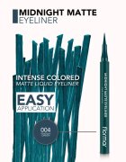 flormar Midnight Matte Eyeliner linka na oči ve fixu s matným efektem odstín 04 Green 1 ml