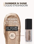 flormar Shimmer & Shine Liquid Shadow třpytivé tekuté oční stíny odstín 01 Cashmere Gold 4.5 ml