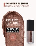 flormar Shimmer & Shine Liquid Shadow třpytivé tekuté oční stíny odstín 02 Soft Lilac 45 ml