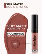 flormar Silk Matte dlouhotrvající matná tekutá rtěnka odstín 002 Fall Rose 4.5 ml