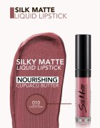 flormar Silk Matte dlouhotrvající matná tekutá rtěnka odstín 010 Tender Terra 4.5 ml