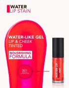 flormar Water Lip Stain barva na rty s vyživujícím účinkem odstín 001 Infinite Pink 64 ml