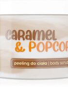 Fluff Caramel & Popcorn tělový peeling 160 ml