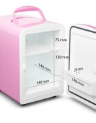 Fluff Cosmetics Fridge Pink mini lednička na kosmetiku 185x250x280 mm 1 ks
