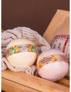 Folk & Flora Citrus koupelová bomba s osvěžujícím účinkem 130 g