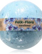 Folk & Flora Cornflower koupelová bomba 130 g