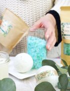 Folk & Flora Eucalyptus relaxační koupelová sůl 500 g