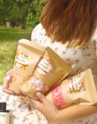 Folk & Flora Grapefruit koupelová sůl se zklidňujícím účinkem 500 g