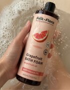 Folk & Flora Grapefruit pěna do koupele 400 ml