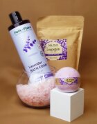 Folk & Flora Lavender pěna do koupele se zklidňujícím účinkem 400 ml