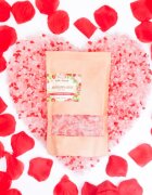 Folk & Flora Raspberry & Rose koupelová sůl 500 g