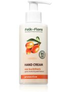 Folk & Flora Sea Buckthorn ochranný krém na ruce s vyživujícím účinkem 150 ml
