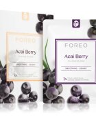 FOREO Farm to Face Sheet Mask Acai Berry antioxidační plátýnková maska 3x20 ml