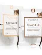 FOREO Farm to Face Sheet Mask Coconut Oil vyživující plátýnková maska 3x20 ml
