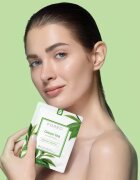 FOREO Farm to Face Sheet Mask Green Tea plátýnková maska se zklidňujícím účinkem pro smíšenou pleť 3x20 g