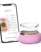 FOREO UFO™ 3 5-in-1 sonický přístroj pro urychlení účinků pleťové masky Pearl Pink 1 ks