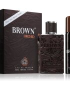 Fragrance World Brown Orchid dárková sada pro muže 1 ks