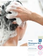 Friendly Soap Natural Shampoo Bar Fragrance Free přírodní mýdlo na vlasy bez parfemace 7x95 g
