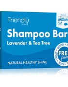 Friendly Soap Natural Shampoo Bar Lavender and Tea Tree přírodní mýdlo na vlasy 95 g