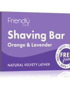 Friendly Soap Shaving Bar Orange & Lavender přírodní mýdlo na holení 95 g