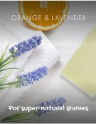 Friendly Soap Shaving Bar Orange & Lavender přírodní mýdlo na holení 95 g
